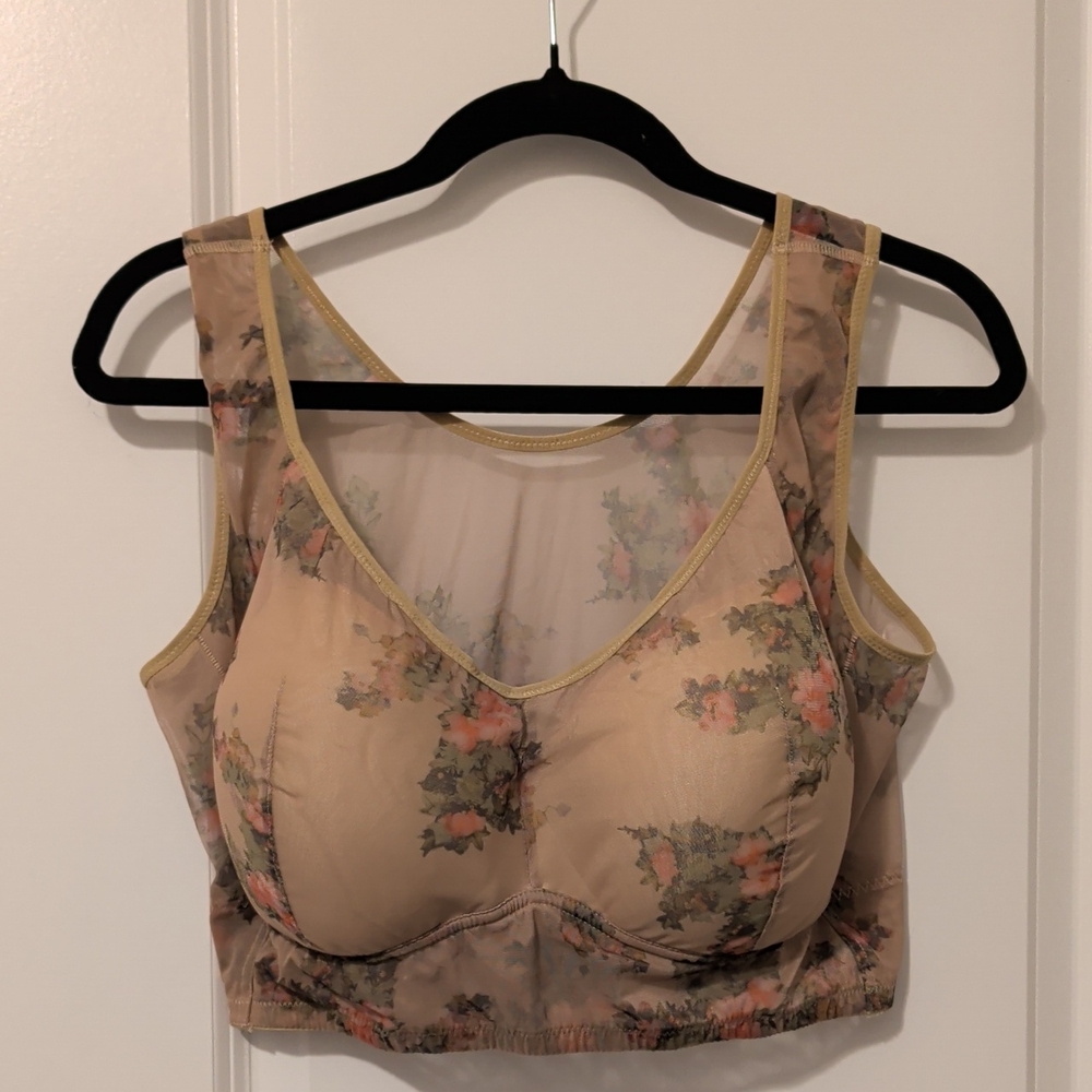 NWOT Wireless Bra Padded Support Size 7XL